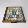 Aberto Design Bandeja REF016 de Madera Maciza 48x38x4 cm